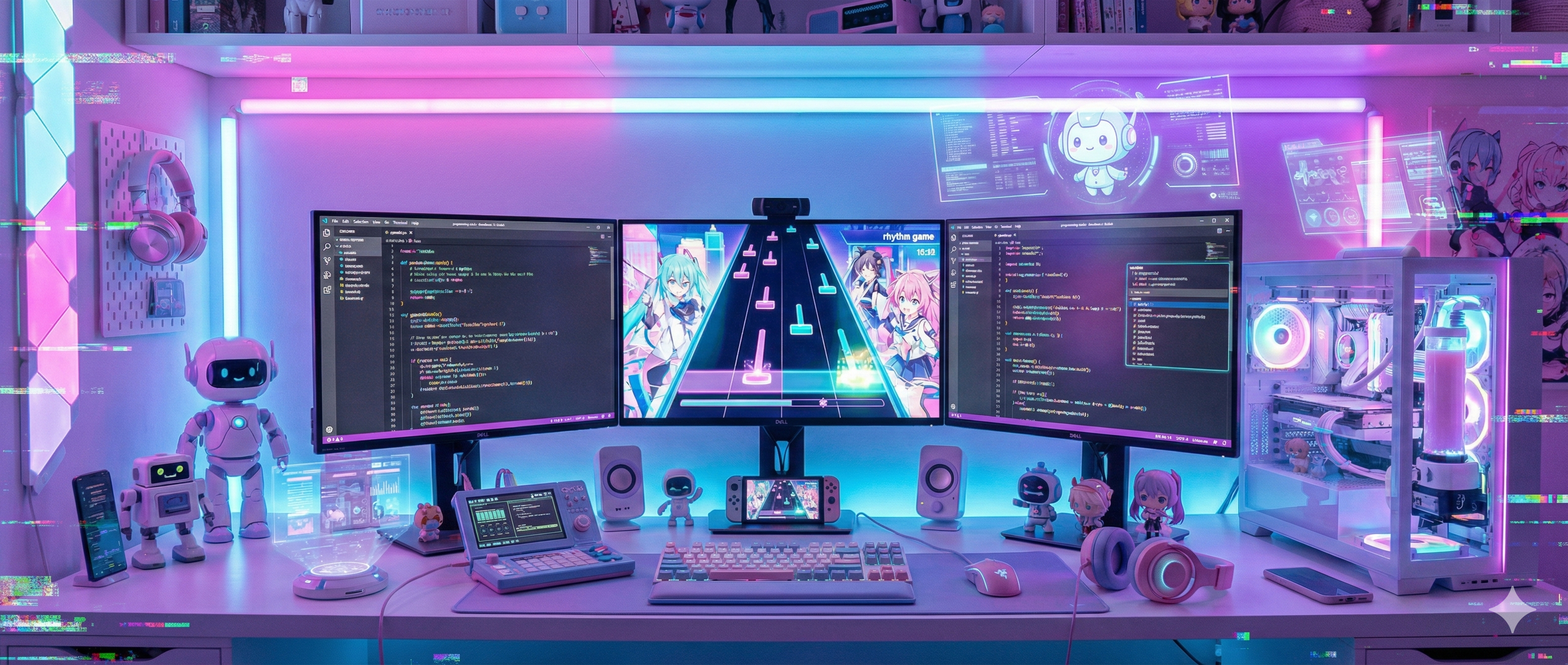 ホームページ制作サービス - PC作業の背景画像